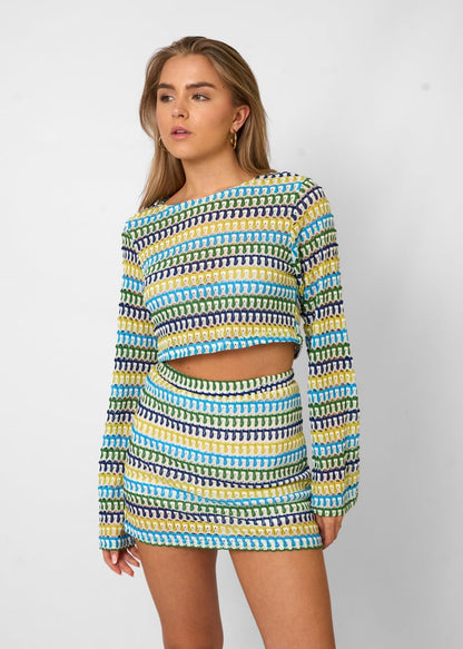 Olivia Top med Gratis Matchande Kjol™