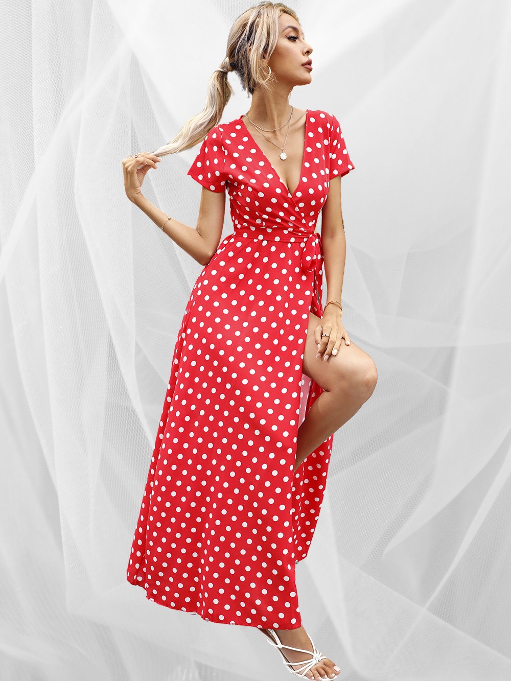 Linn - sommarklänning med slits™
