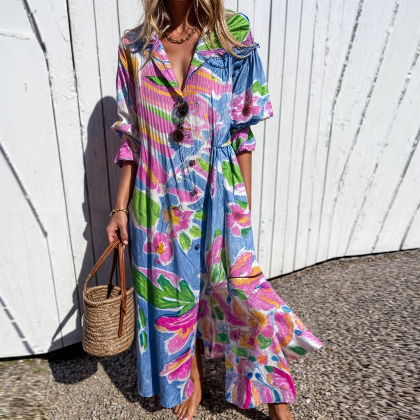 Elin™ - stilren boho klänning™