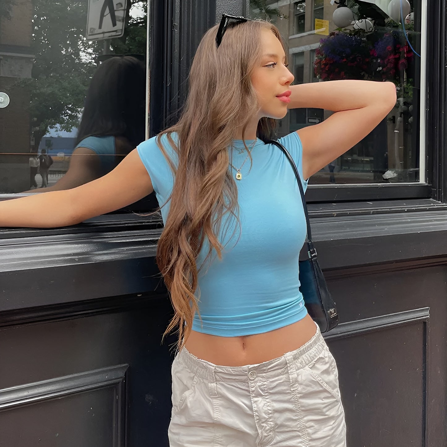 Agnes Rygglösa Crop Top™