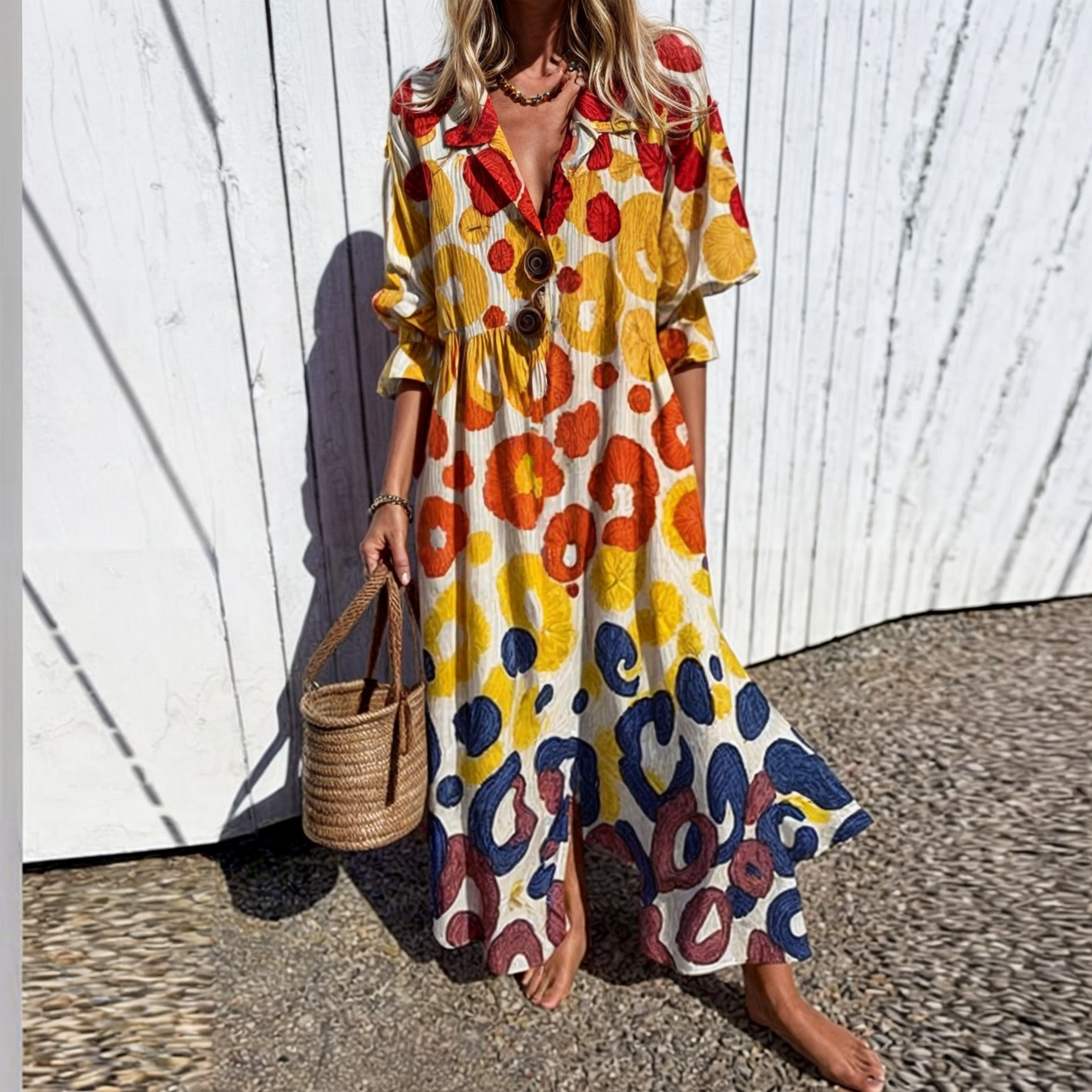 Elin™ - stilren boho klänning™