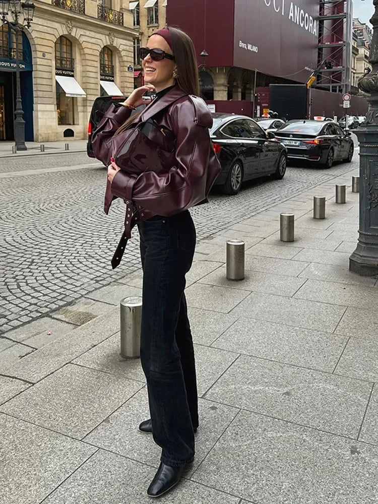 Nora™ - vackert läderjacka™