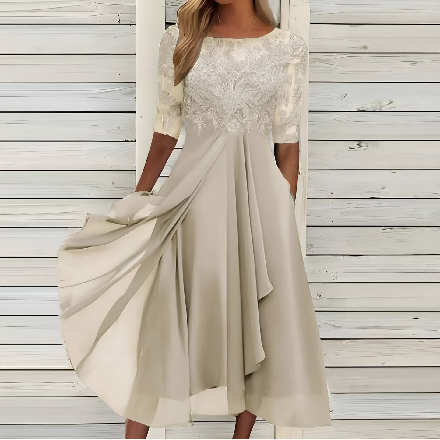 Emilia™ - elegant spetsklänning™