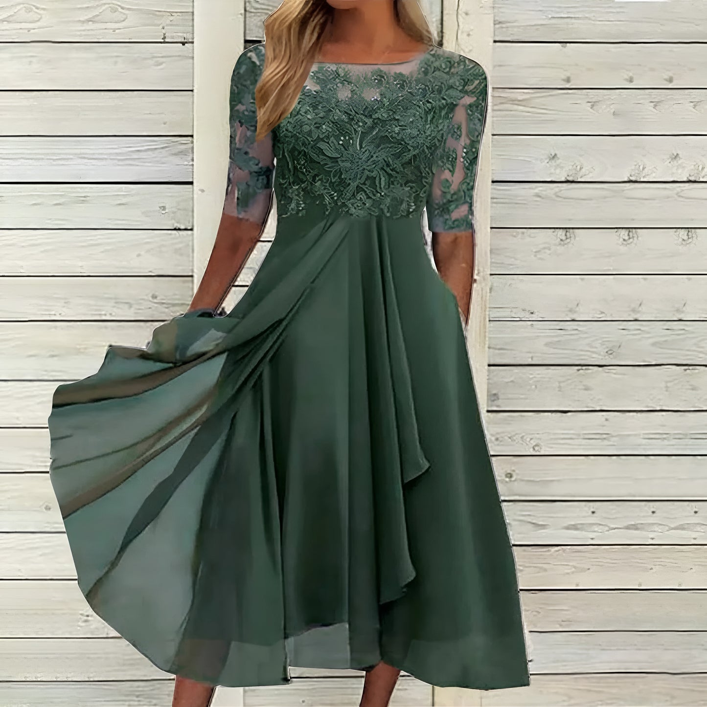 Emilia™ - elegant spetsklänning™